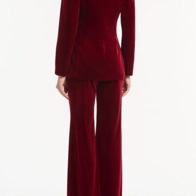 Carla Zampatti Rouge Velvet Wide Leg Pant - Image 2