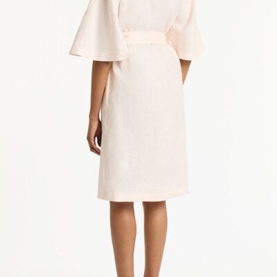 Carla Zampatti Rosa Linen Box Sleeve Shirt Dress - Image 2