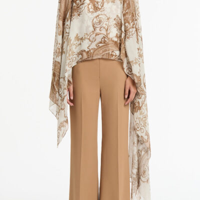 Carla Zampatti Renaissance Georgette Cascata Wrap - Image 1