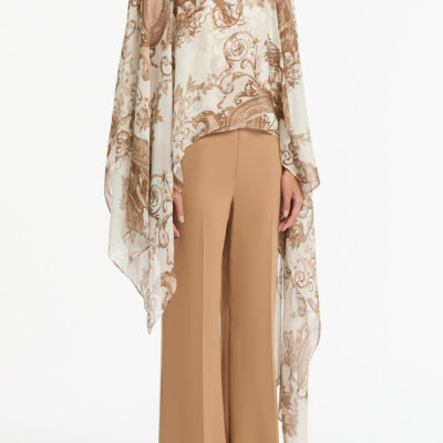 Carla Zampatti Renaissance Georgette Cascata Wrap - Image 2