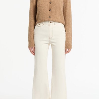 Carla Zampatti Praline Brushed Knit Cardigan - Image 1
