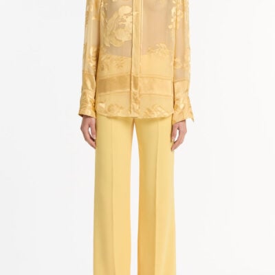 Carla Zampatti Pollen Devore Relaxed Shirt - Image 1