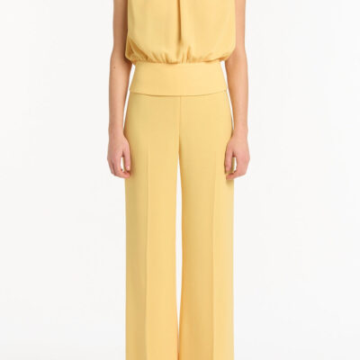 Carla Zampatti Pollen Crepe Classic Flared Pant - Image 1