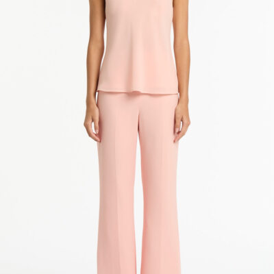 Carla Zampatti Pale Rose Georgette Scoop Cami - Image 1