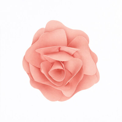 Carla Zampatti Pale Rose Fiore Brooch - Image 1