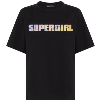 David Koma Supergirl X David Koma Logo Print T-shirt - Image 1