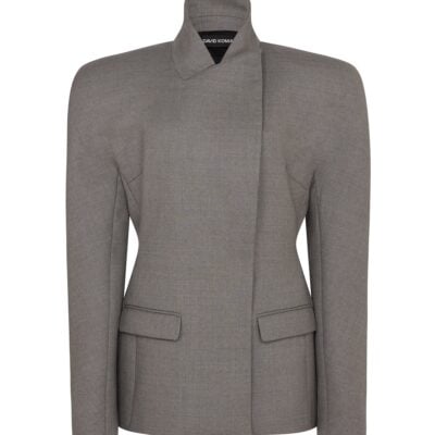 David Koma Structured Sleeve Tailored Jacket - Image 1