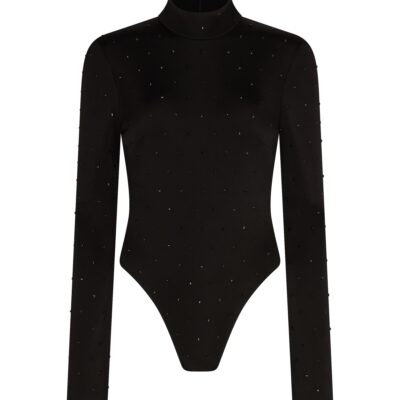 David Koma Star Rhinestone Bodysuit - Image 1