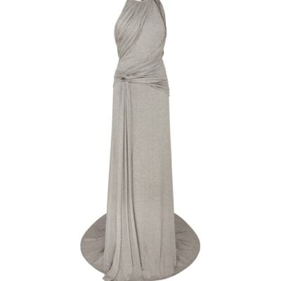 David Koma Gathered Jersey Gown - Image 1