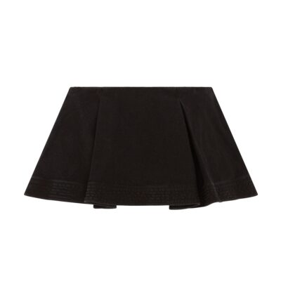 David Koma Flounce Denim Mini Skirt - Image 1