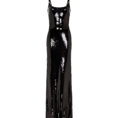 David Koma Fitted Sequin Gown - Image 1