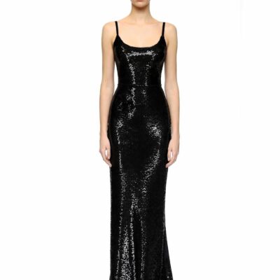 David Koma Fitted Sequin Gown - Image 2