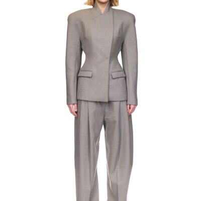 David Koma Double Pleated Tailored Trousers - Image 2
