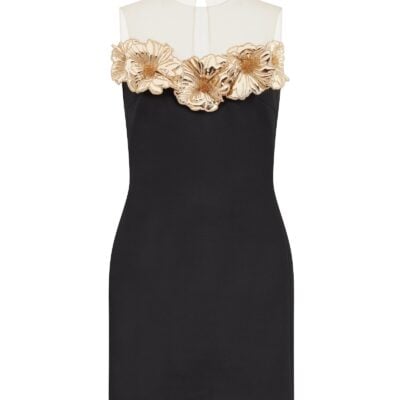 David Koma 3d Flower and Tulle Mini Dress - Image 1