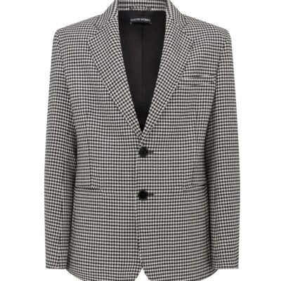 David Koma Single Breasted Houndstooth Jacket - Image 1