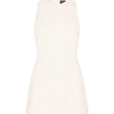David Koma Sequin Boucle Mini Dress - Image 1