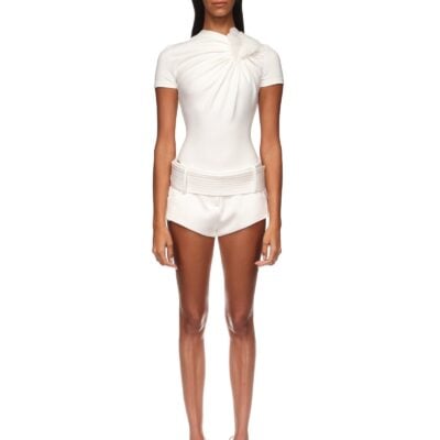 David Koma Pleated Leaf Bodysuit - Image 2