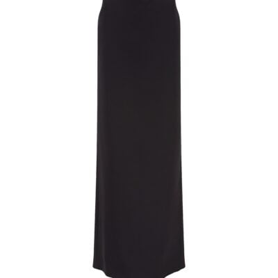 David Koma Low Waist Satin Maxi Skirt - Image 1