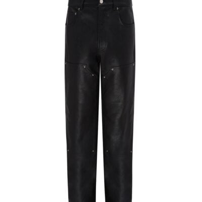 David Koma Leather Trousers - Image 1