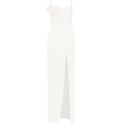 David Koma Lace Rose Embroidered Gown - Image 1
