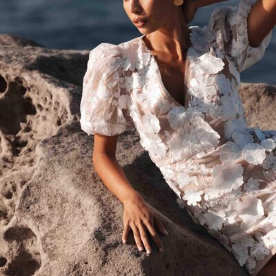Elliatt Zayla 3D Floral Mini Dress - Image 2