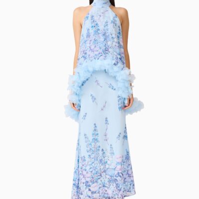 Elliatt Tulsia Floral Cape Maxi Dress - Image 1