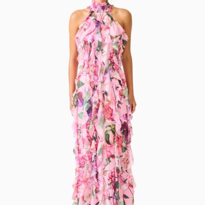 Elliatt Solene Halter Gown - Image 1