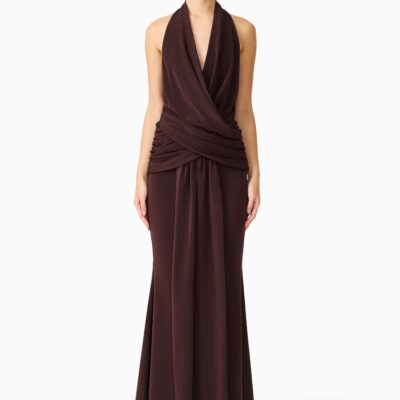 Elliatt Simone Cowl Neck Gown - Image 1