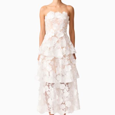 Elliatt Selene Maxi Tiered 3D Dress - Image 1