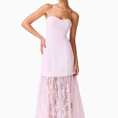 Elliatt Saphine Strapless Lace Gown - Image 2