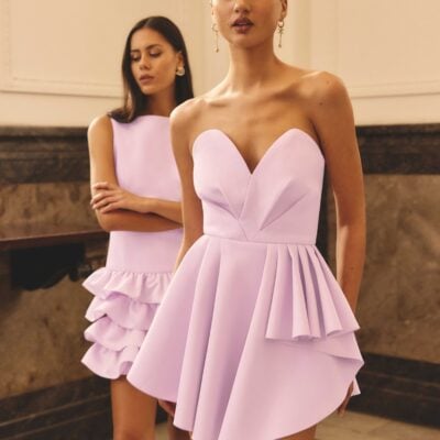 Elliatt Saphine Frill Mini Dress - Image 2