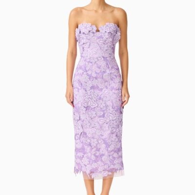 Elliatt Roseate Strapless Midi Dress - Image 1