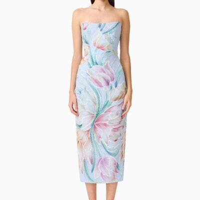 Elliatt Priselle Strapless Midi Dress - Image 1