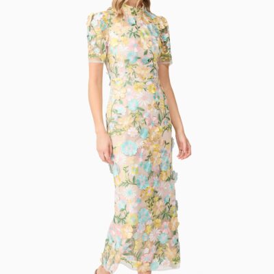 Elliatt Oslo 3D Floral Midi Dress - Image 2