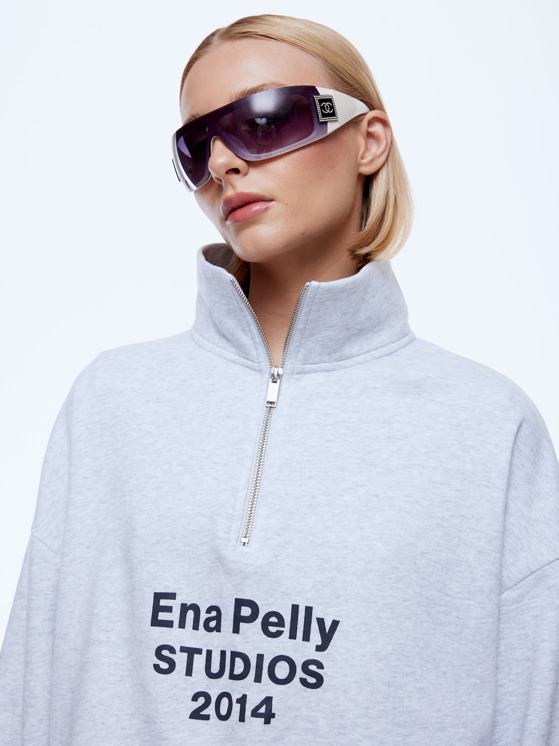 MNENP170826005234001_2 Ena Pelly Kenzie Qtr Zip Jumper - Image 2