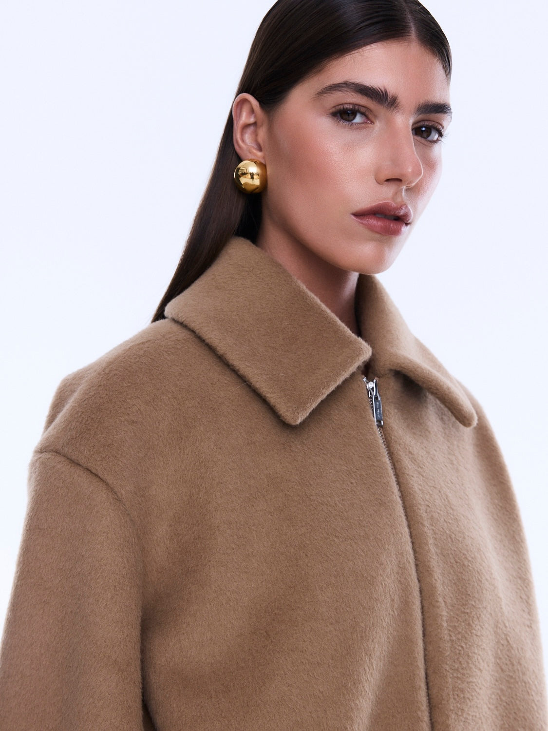 Ena Pelly Maeve Wool Blend Bomber - Image 2