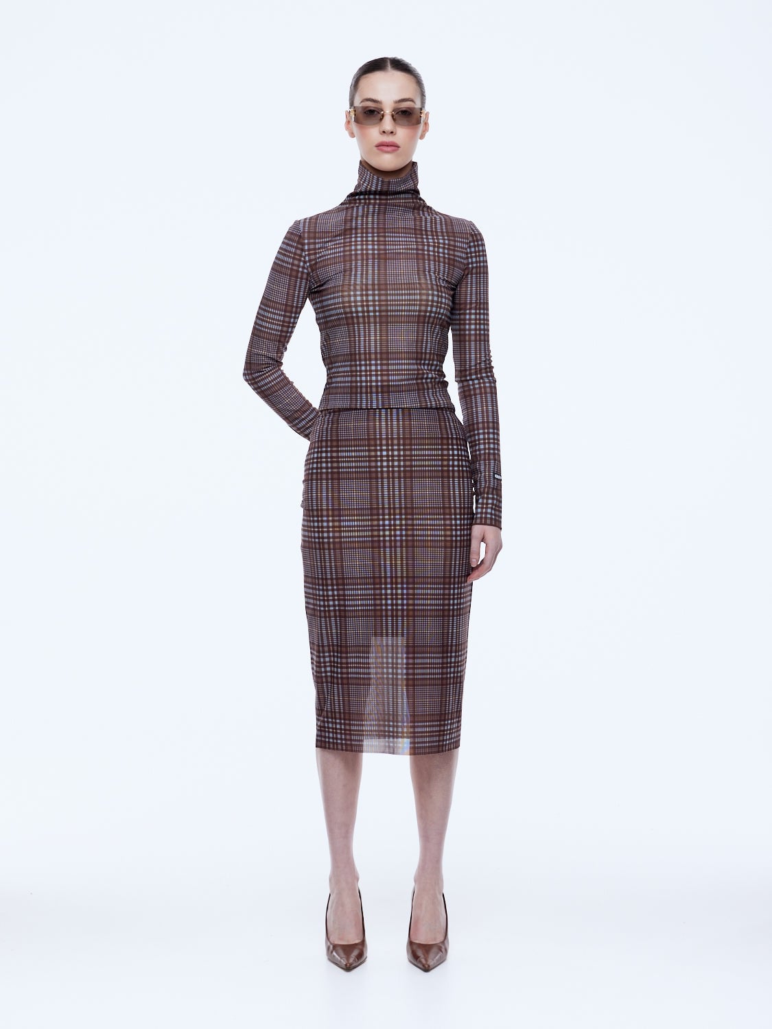 MNENP170826005234006_2 Ena Pelly Sally Mesh Skirt - Image 2