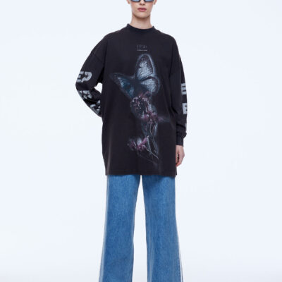 Ena Pelly Butterfly Tee Dress - Image 1