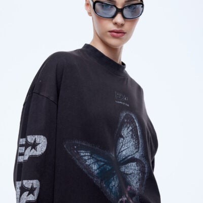 Ena Pelly Butterfly Tee Dress - Image 2