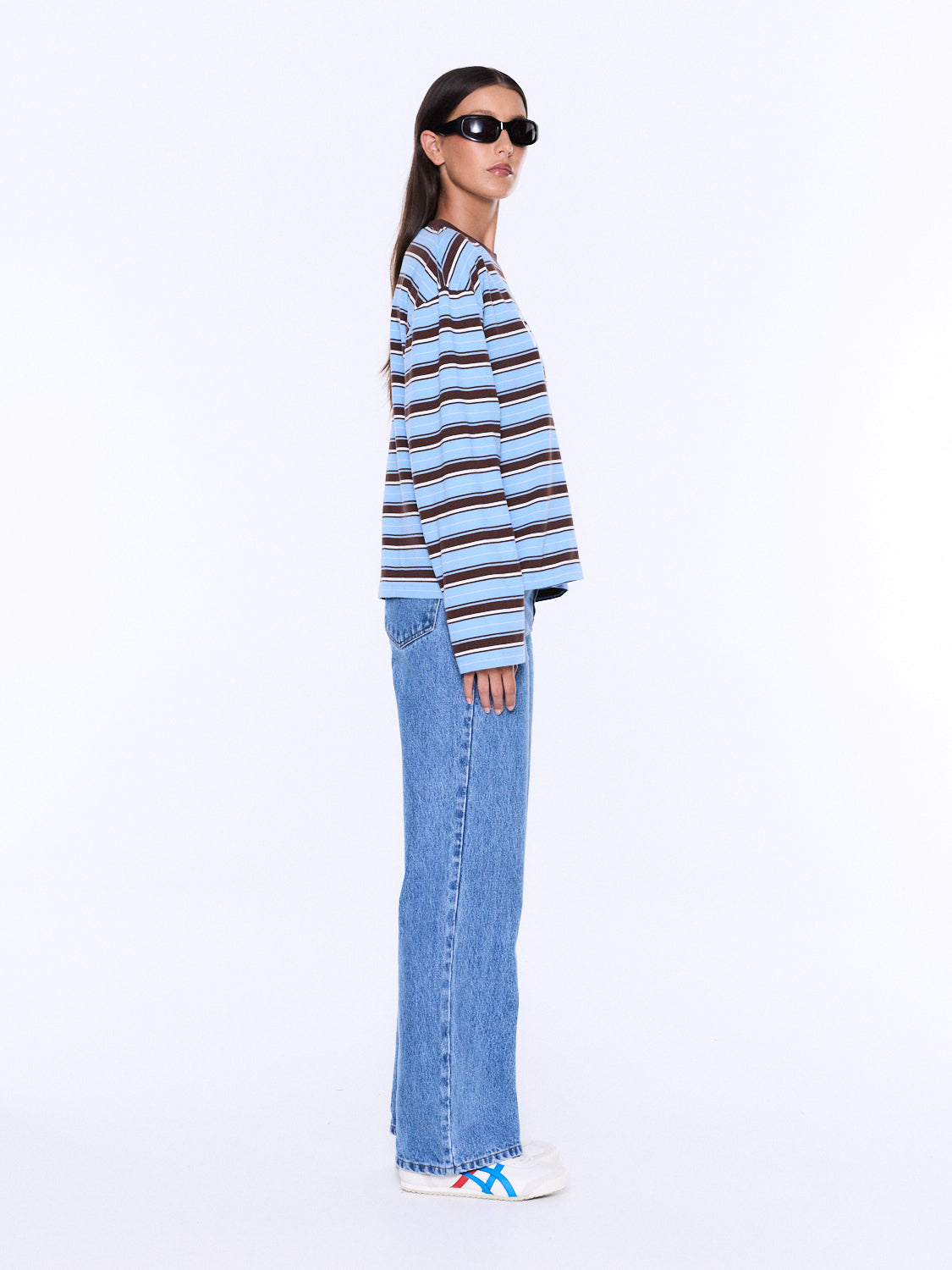 Ena Pelly Maria Boxy Long Sleeve Tee - Image 3