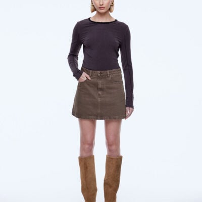 Ena Pelly Stella Denim Mini Skirt - Image 1