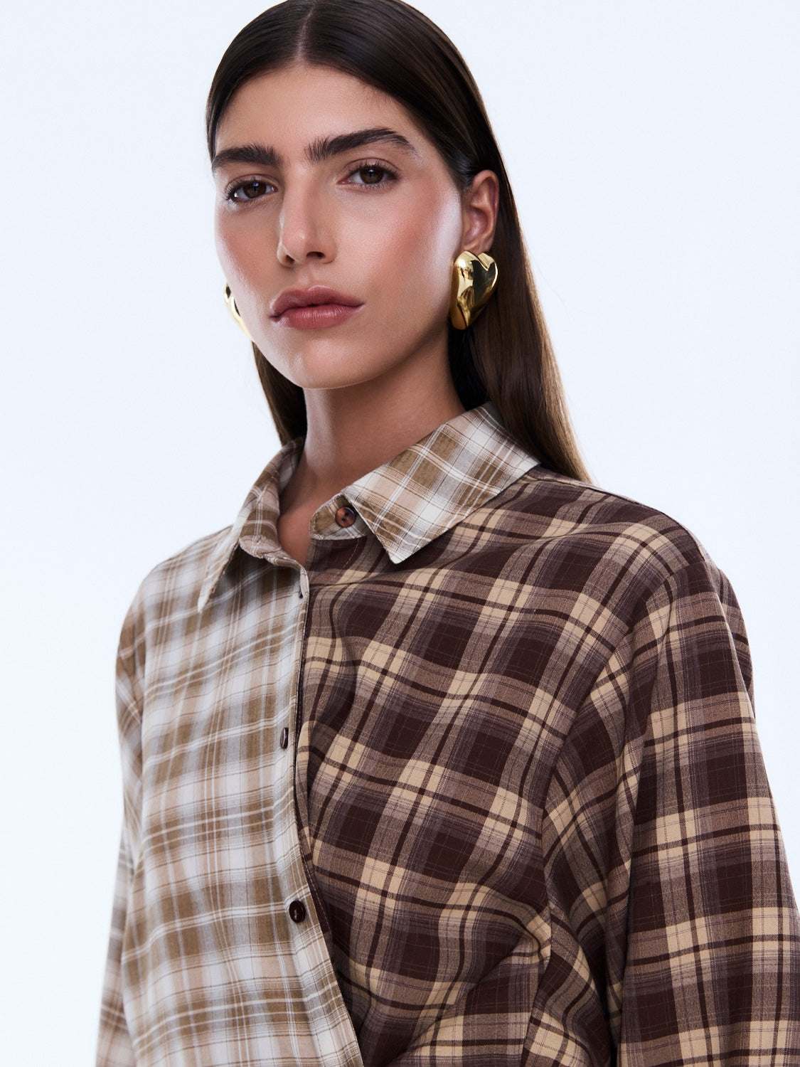 MNENP170826005234031_2 Ena Pelly Bobbi Check Shirt - Image 2