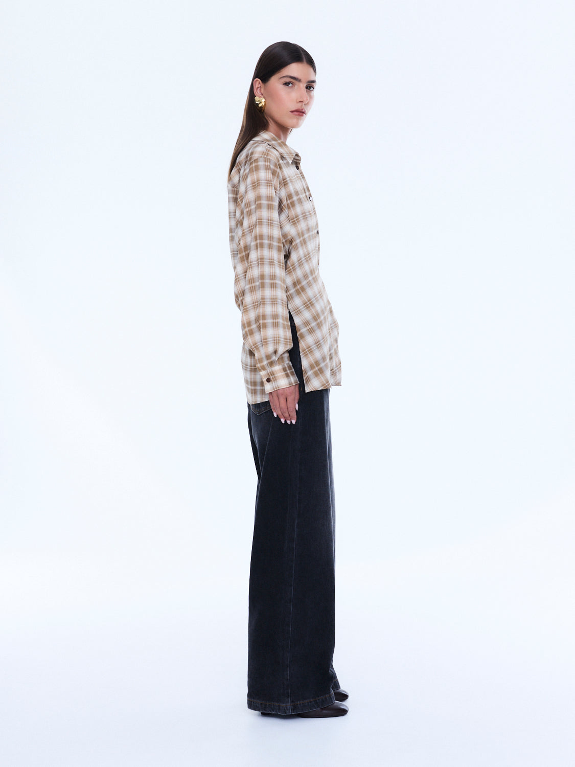 MNENP170826005234031_3 Ena Pelly Bobbi Check Shirt - Image 3