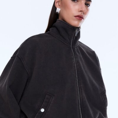 Ena Pelly Willow Zip Thru Sweater - Image 2