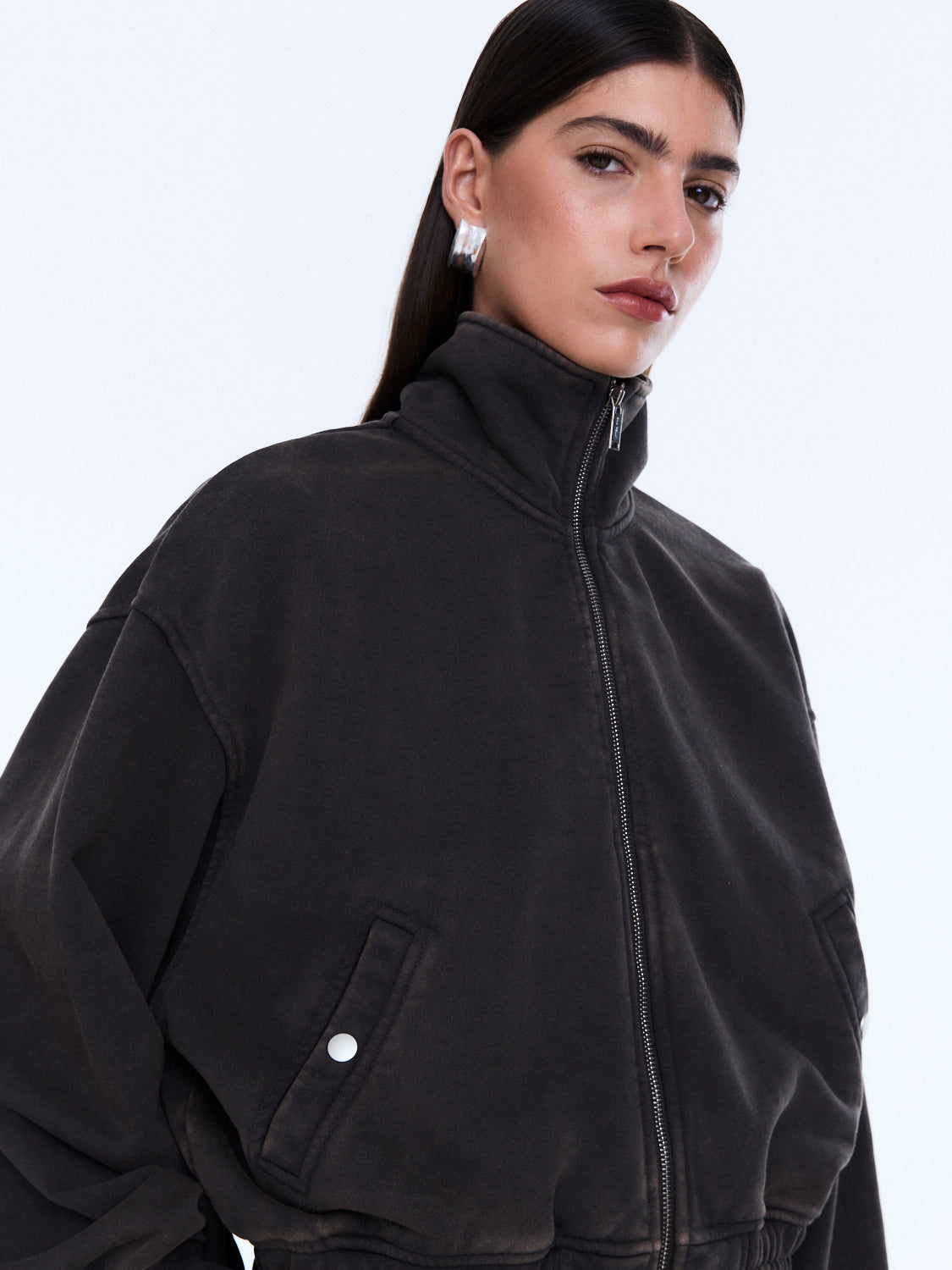 MNENP170826005234041_2 Ena Pelly Willow Zip Thru Sweater - Image 2