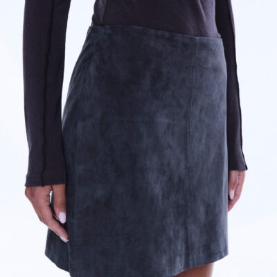 Ena Pelly Ena Suede Skirt - Image 2