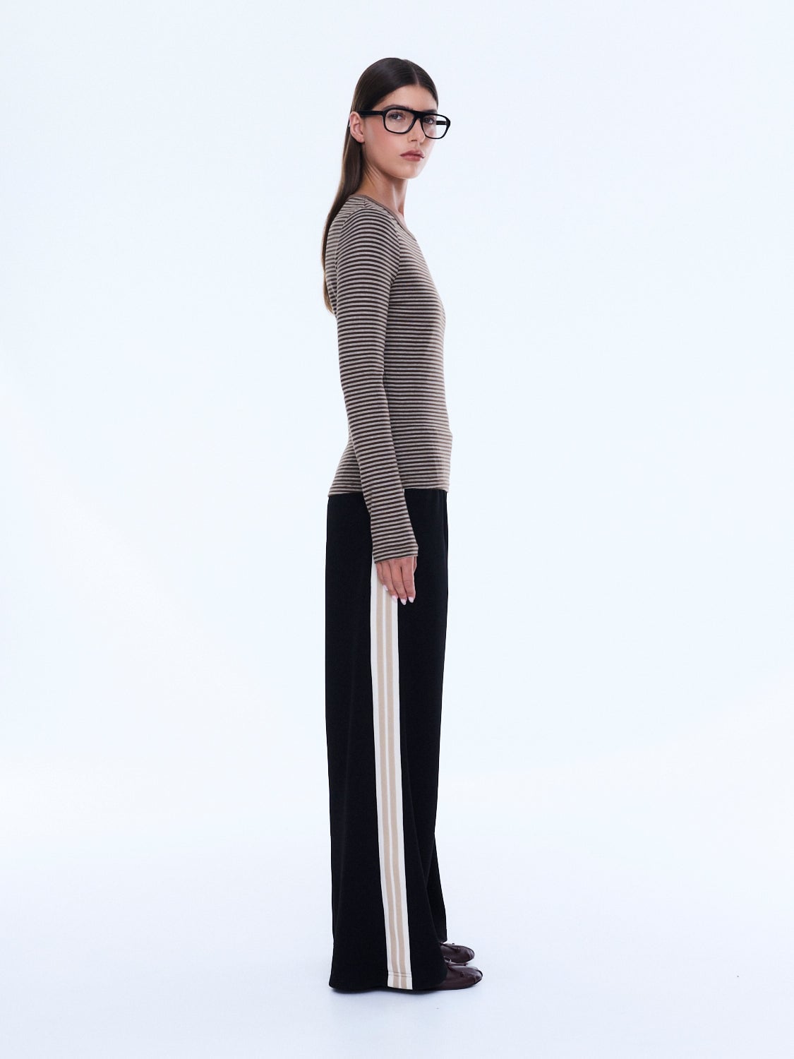 MNENP170826005234060_3 Ena Pelly Piper Long Sleeve Stripe Top - Image 3