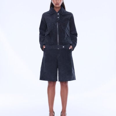 Ena Pelly Emma Utility Suede Jacket - Image 1