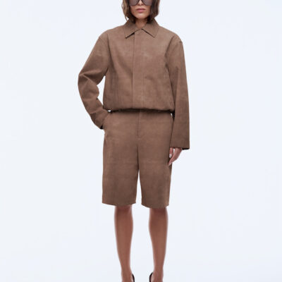 Ena Pelly Ana Suede Bomber - Image 1