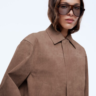 Ena Pelly Ana Suede Bomber - Image 2